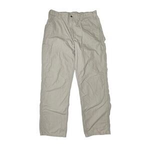 Carhartt B151 Tan Duck Canvas Carpenter Dungaree Fit Work Pants 38x34‎ Tall